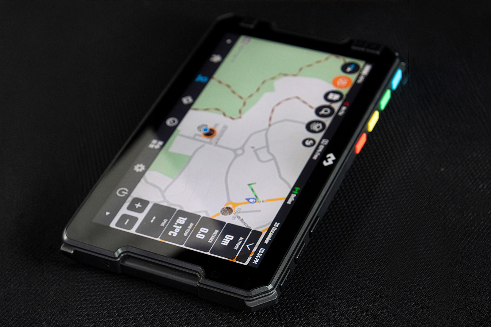 Smartphone, Navigationsgerät, Robustes Gehäuse, Touchscreen, Schwarz