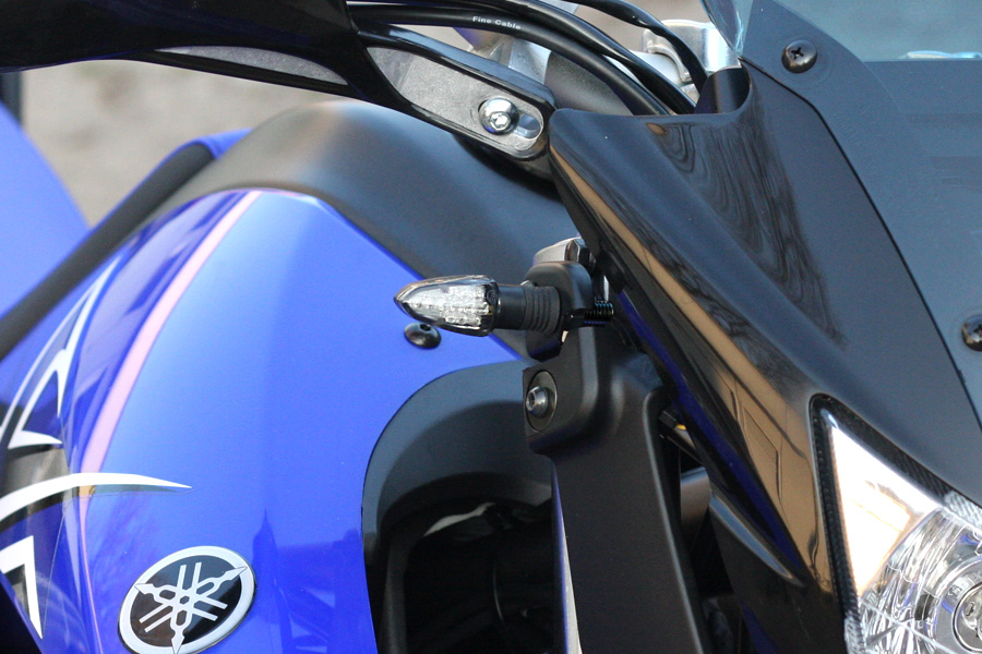 LED indicator Stealth II, tinted glas, e-marked