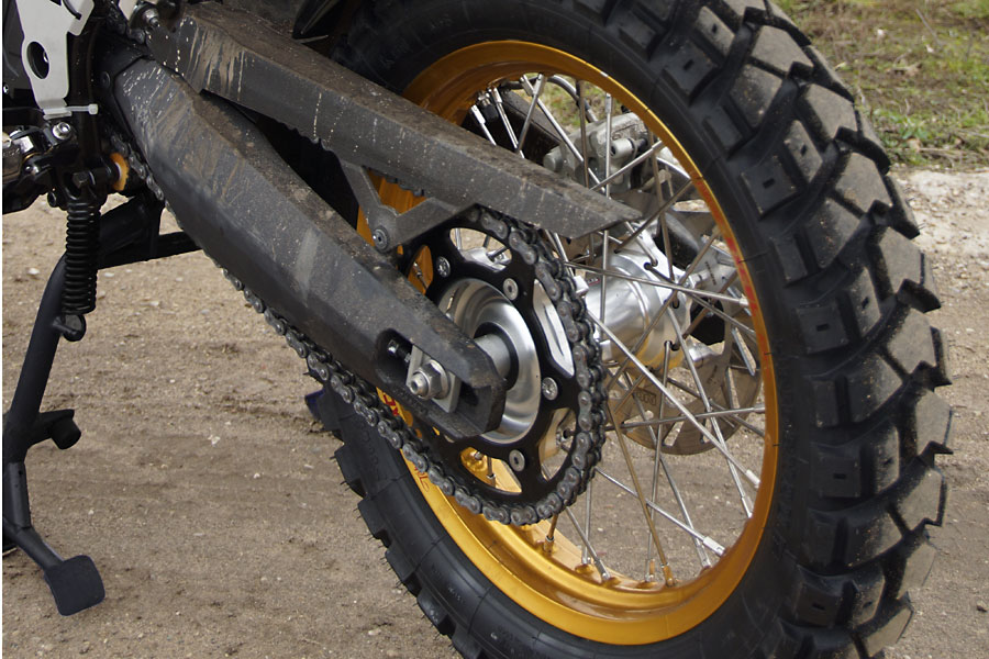 Excel Rear Wheel with machined hub 2.50x18, Yamaha XT-660R - XT-660Z Tenere