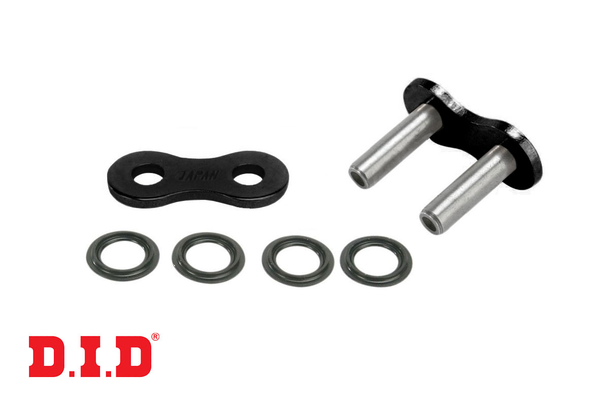DID Chain link 525 ZVM-X2 hollow-rivet link, black (Bk&Bk)