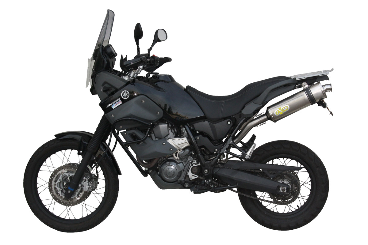 EXAN 2in1 Schalldämpfer, oval Yamaha XT-660Z Tenere