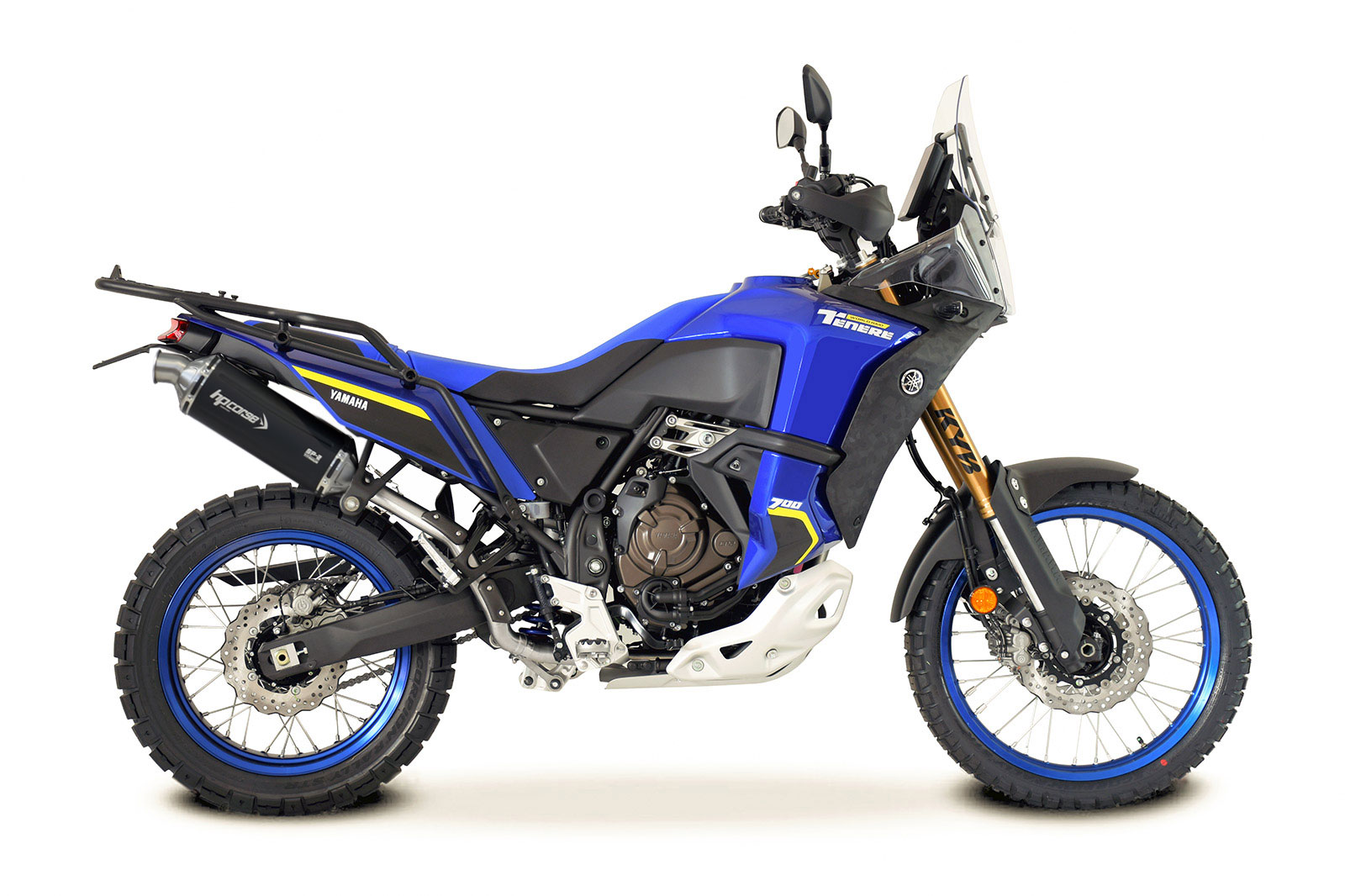 HP Corse Schalldämpfer SP-2 Titan Short HOCH schwarz AS Yamaha Tenere 700