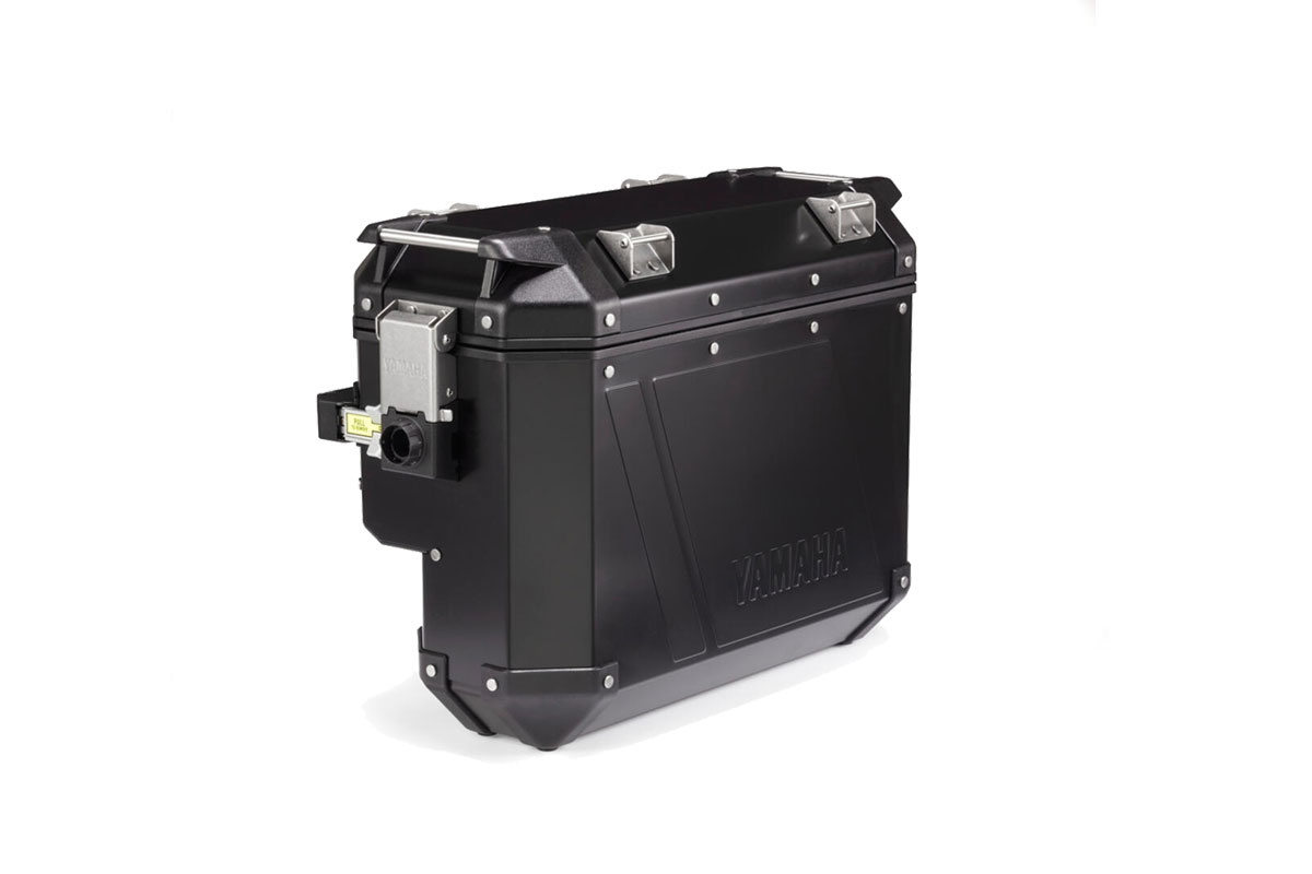 Aluminium side panniers Yamaha Tenere 700, right black black