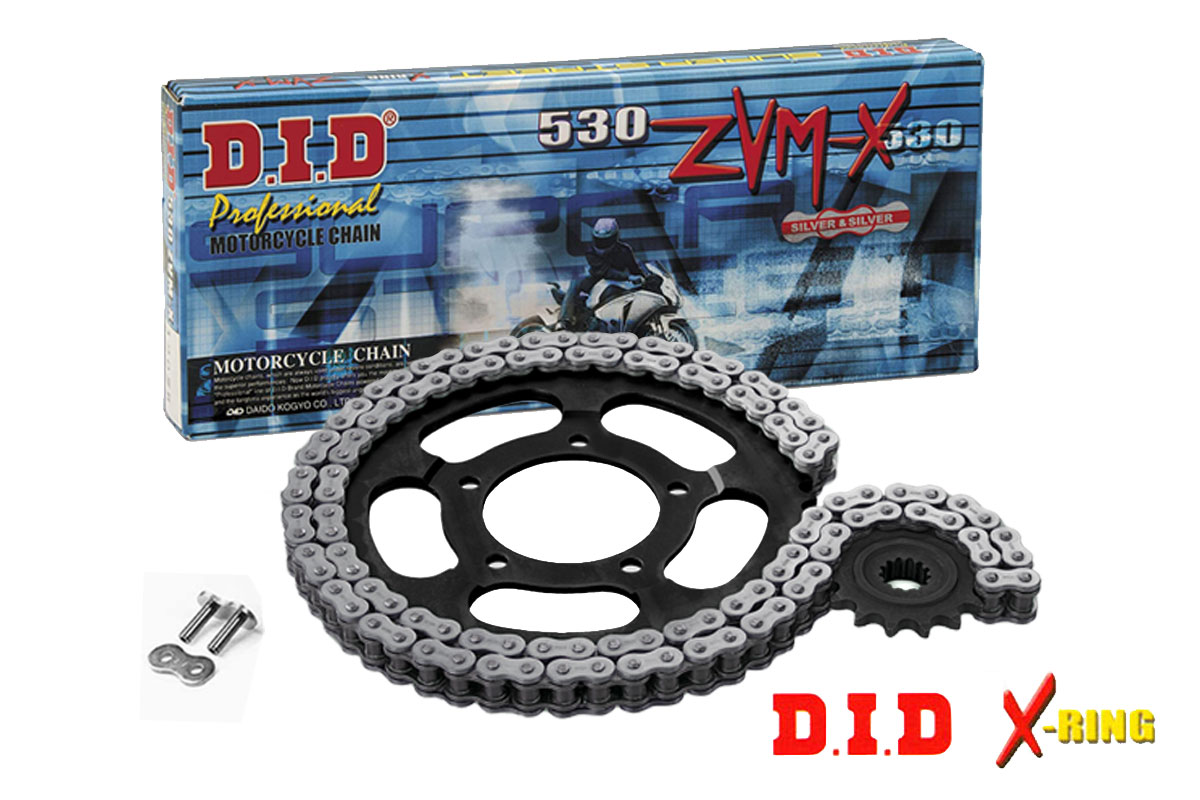 DID 530 Heavy Duty ZVM-X2 Kettenkit Yamaha Tenere 700