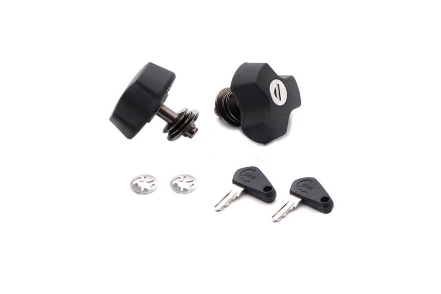 SW-Motech Diebstahlsicherung für PRO Seitenträger, QUICK-LOCK, 2 Schlösser, 2 Schlüssel