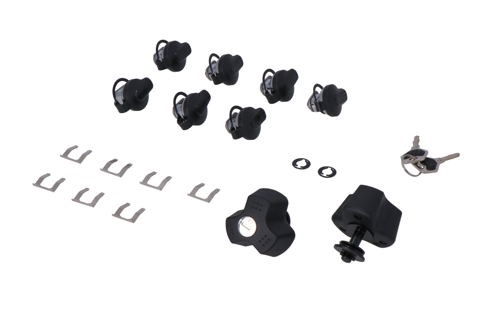 SW-Motech TRAX lock set with EVO anti-theft protection