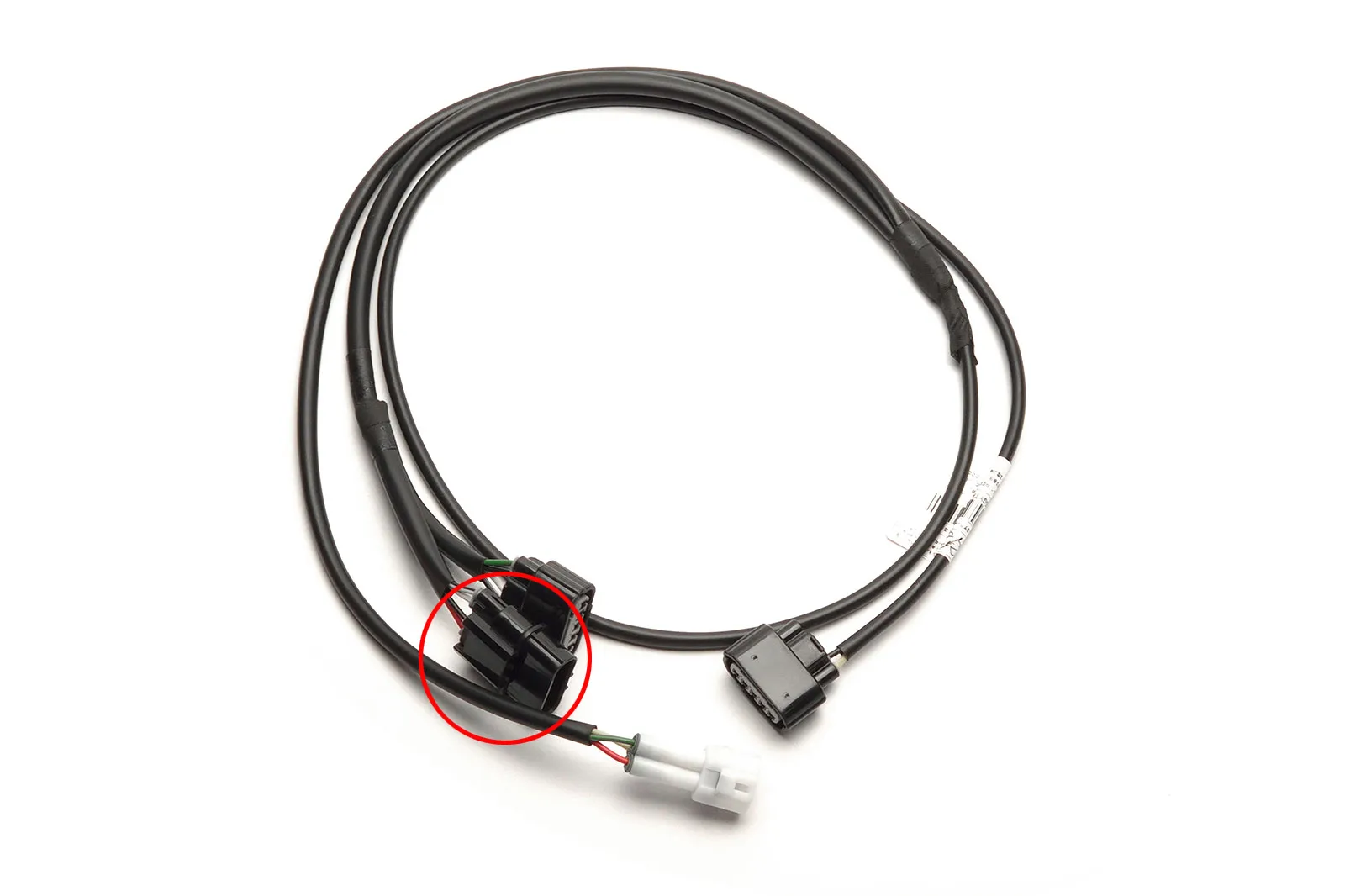 Plug, 5-way incl. pins, waterproof, black, male