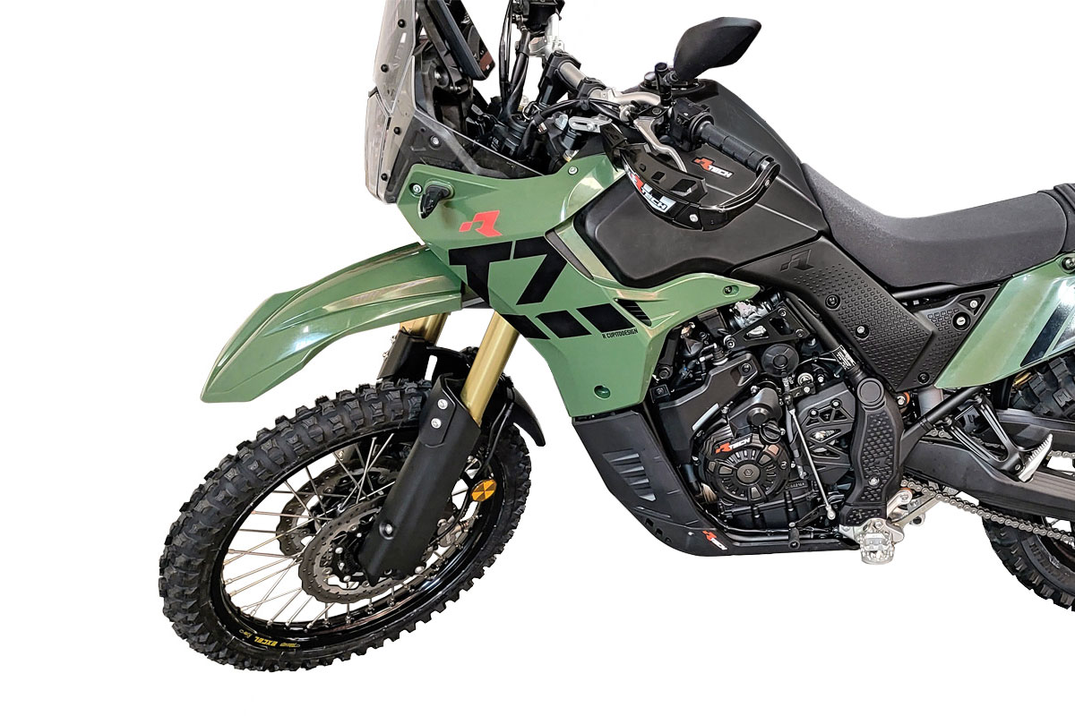 Rtech 23 Liter Fuel Tank Yamaha Tenere 700, black | TK-RT-T700-SW