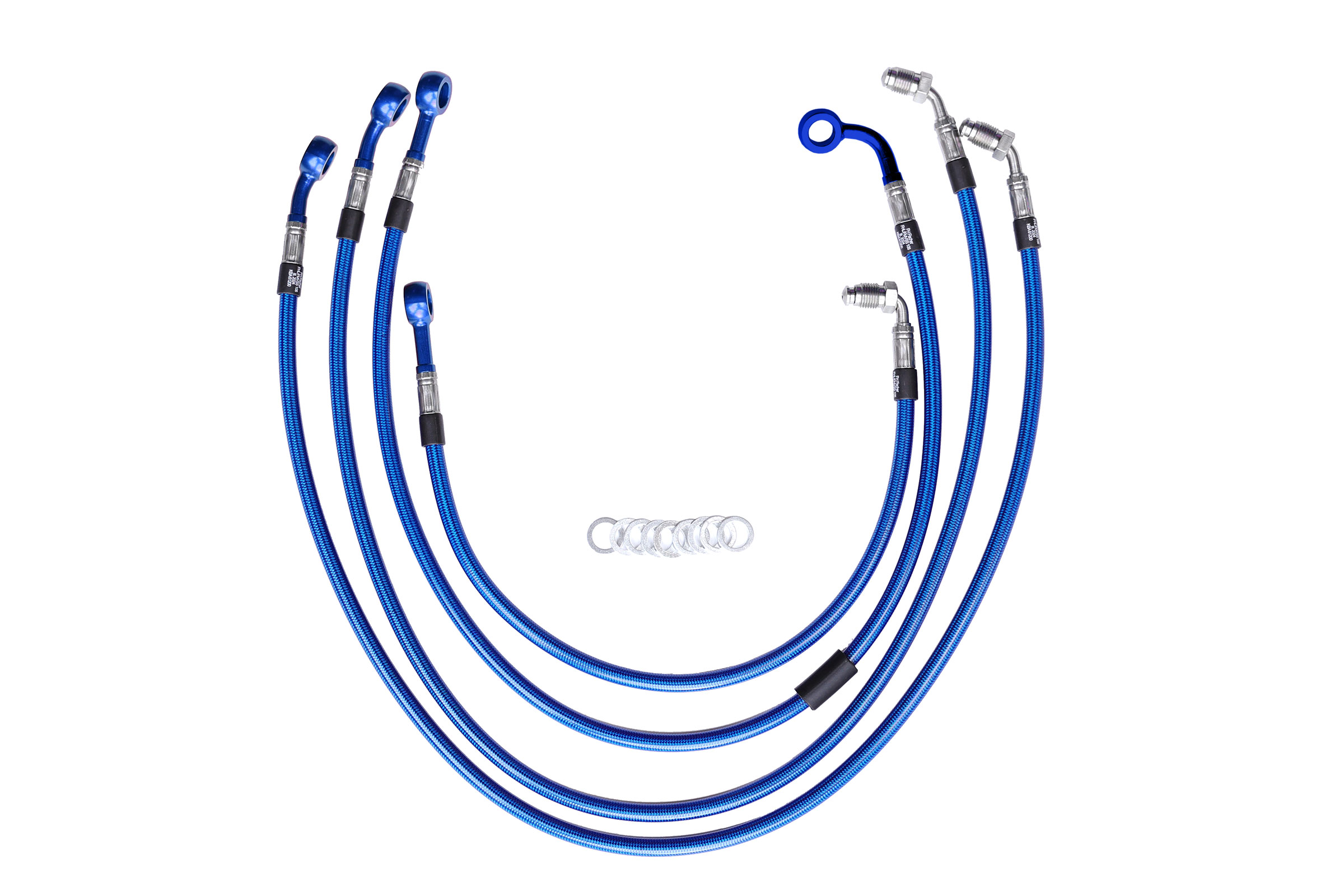 Stahlflex Bremsleitung, vorne, für hohen Kotflügel Yamaha Tenere 700