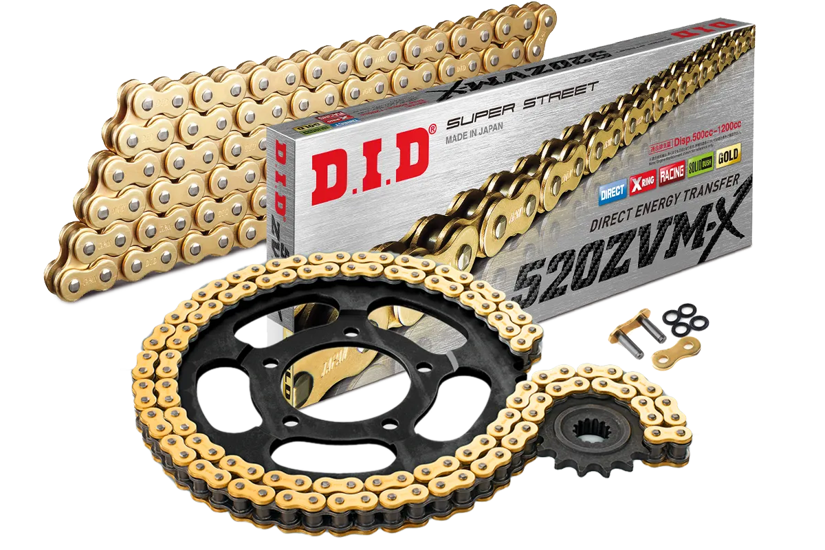 DID 520 ZVM-X chain kit Yamaha Tenere 700 | gold/gold (G&G) | 16 | 46 ...