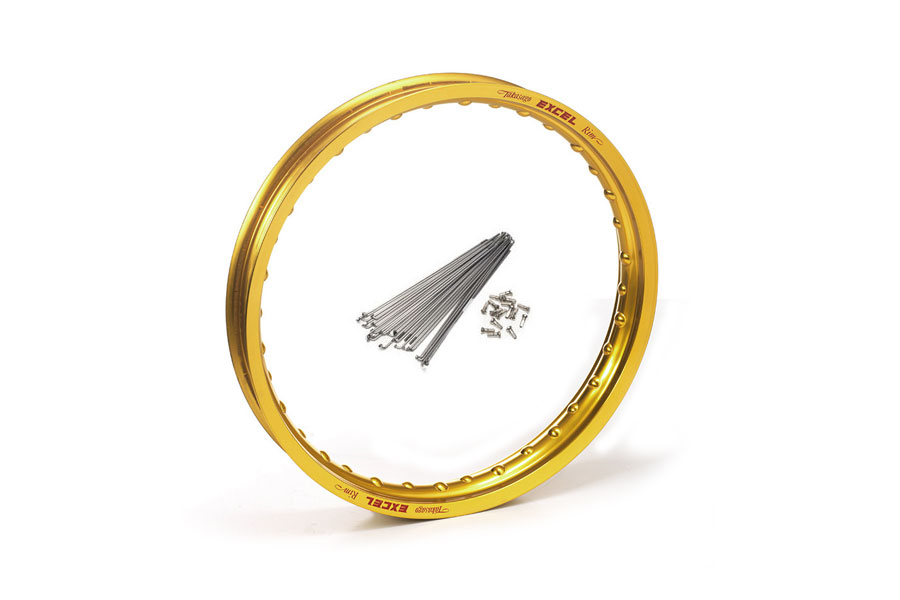 Excel rear rim 2.50x18 incl. stainless steel spokes Yamaha XT-660R