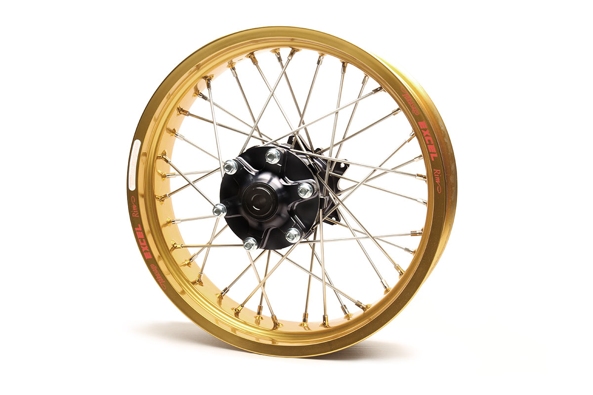Jante Aluminium Borrani Record WM5 2.50 X 18 – 36 Trous – Moto Classic & Café Racer