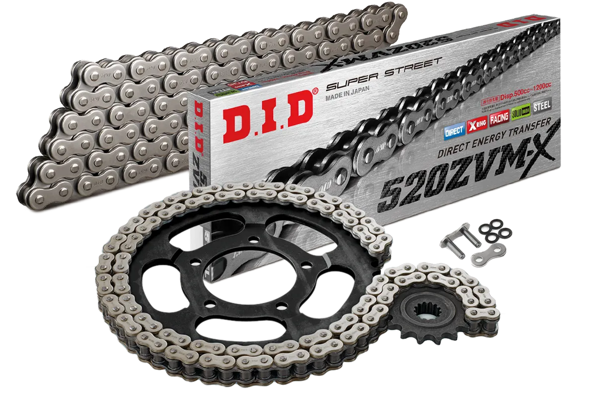 DID 520 ZVM-X chain kit Yamaha Tenere 700 | steel colour | 15 | 46
