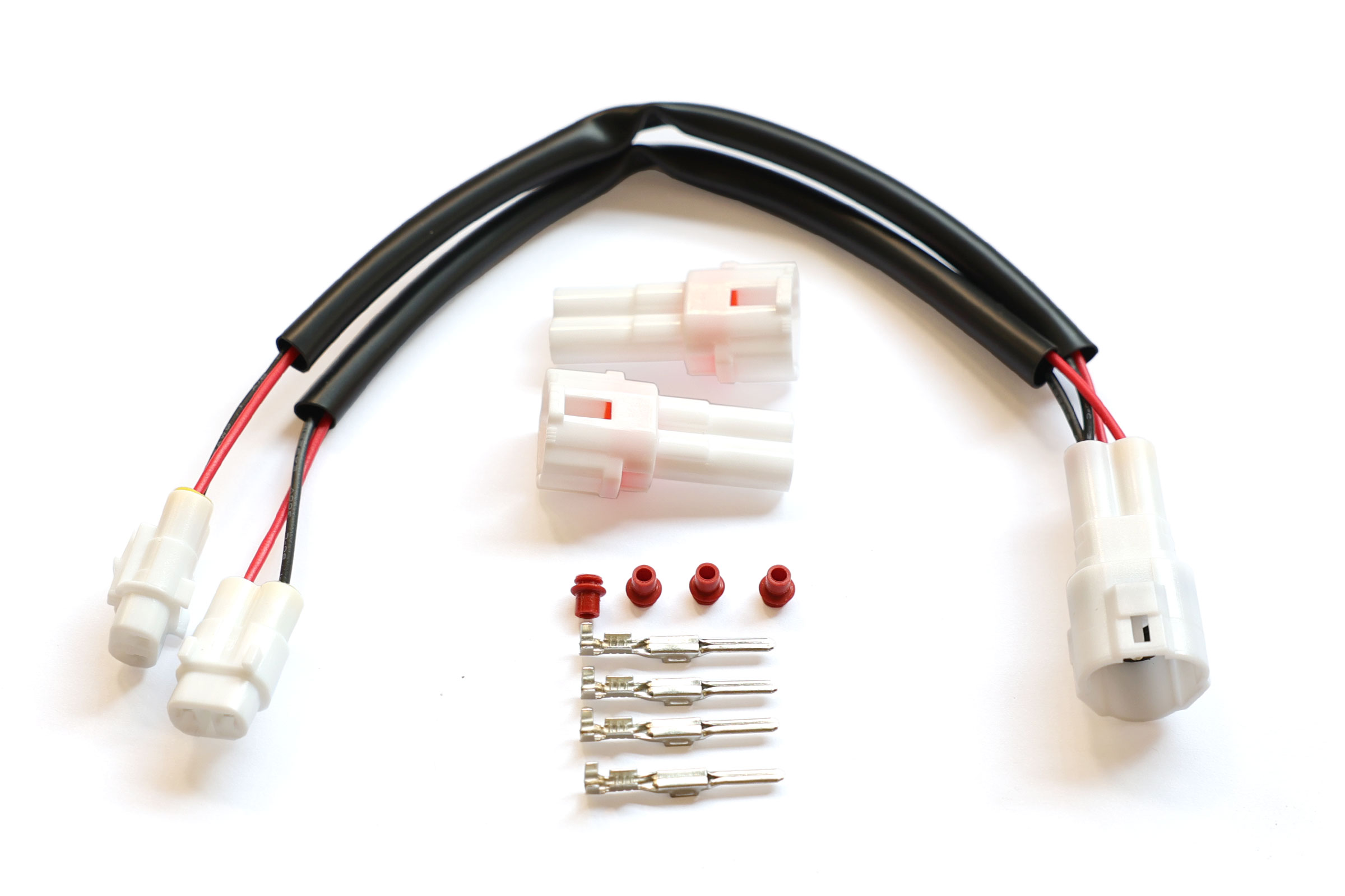 Stromausgang Adapterkabel 3-polig auf 2 x 2-polig inkl. Stecker