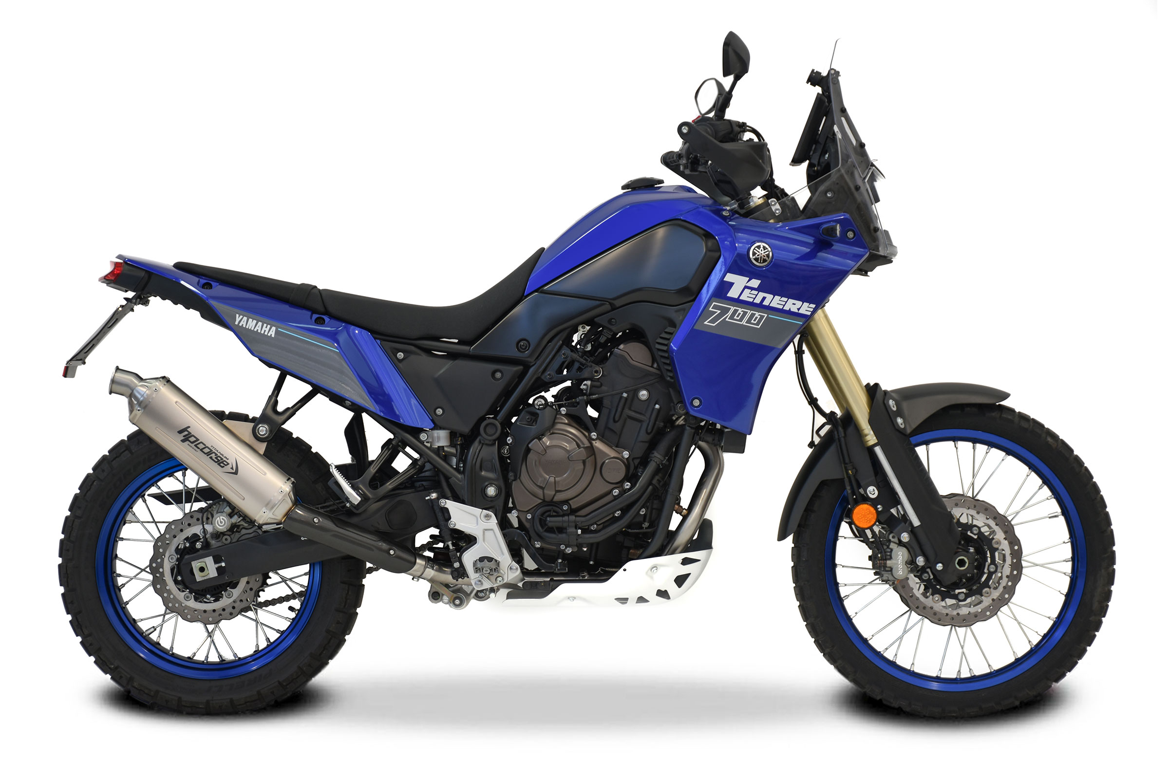 HP Corse Schalldämpfer SP-2 Titan Short Low silber Yamaha Tenere 700
