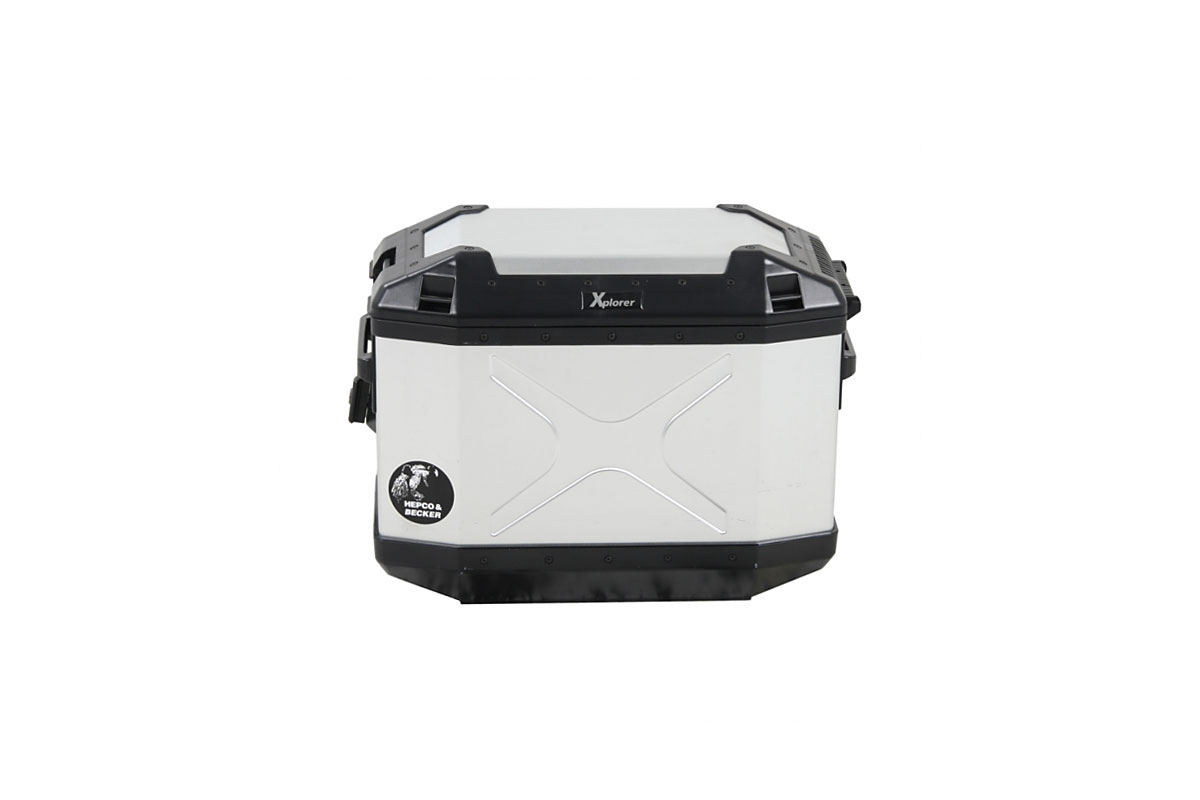 Hepco-Becker Xplorer Side Pannier, 30 litre | right | silver