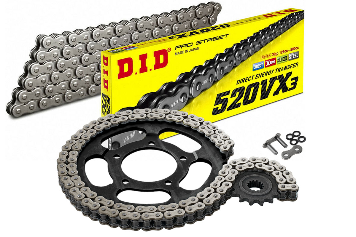DID 520 VX3 X-ring chain kit Yamaha XT-660