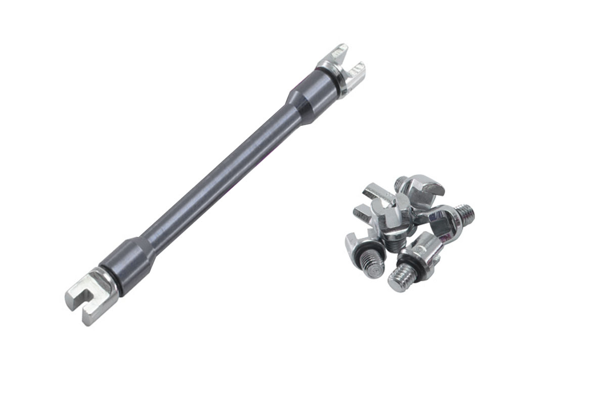 Spoke tool wrench Aluminium mit 8 Größen (5.6 - 7.0 mm)