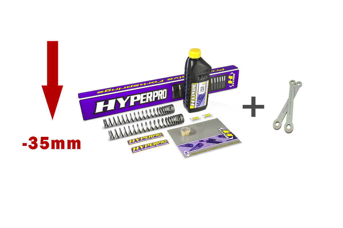 Hyperpro Lowering Kit Front + Rear -35 mm Yamaha Tenere 700 World Raid / World Rally / Extreme