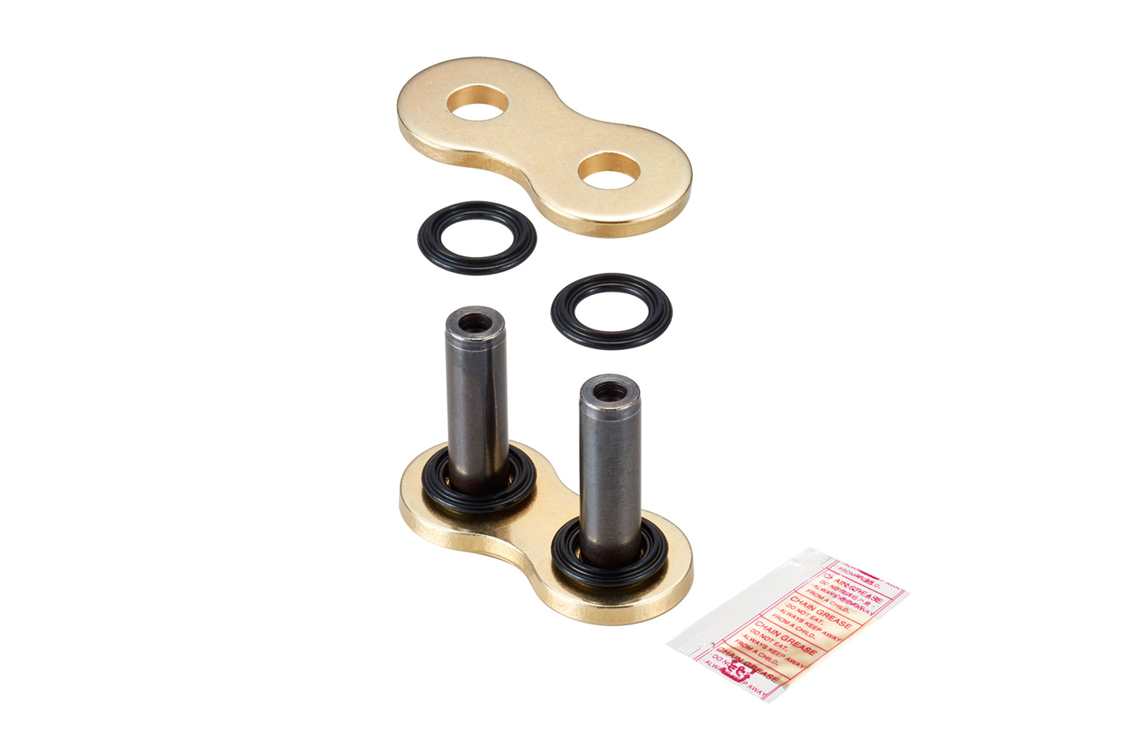 DID Chain link 525 VX3 hollow-rivet link, gold (G&B)