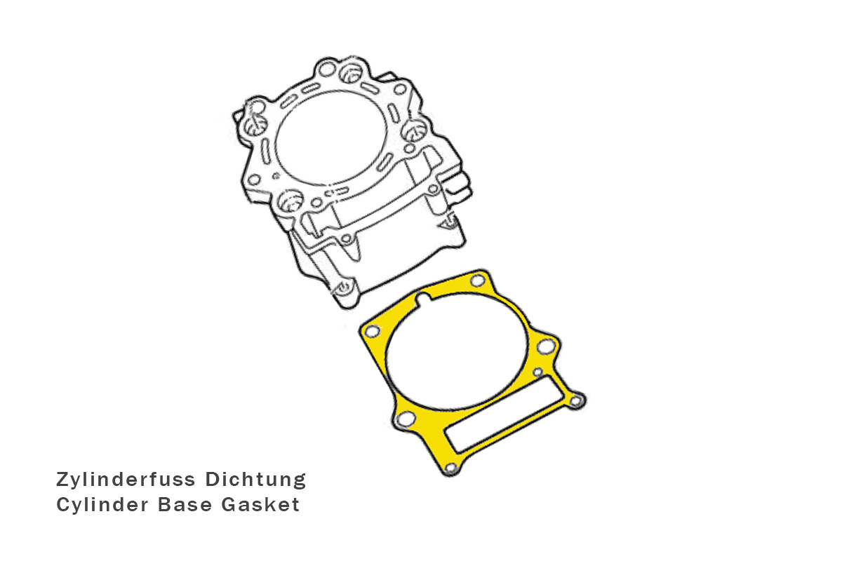 Gasket Cylinder Base Yamaha XT-660R/X/Z