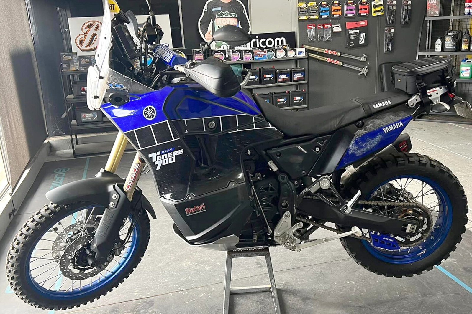 Tank Kit 45 Liter Yamaha Tenere 700 | blue | Double Fuel Pump | TK-SF ...