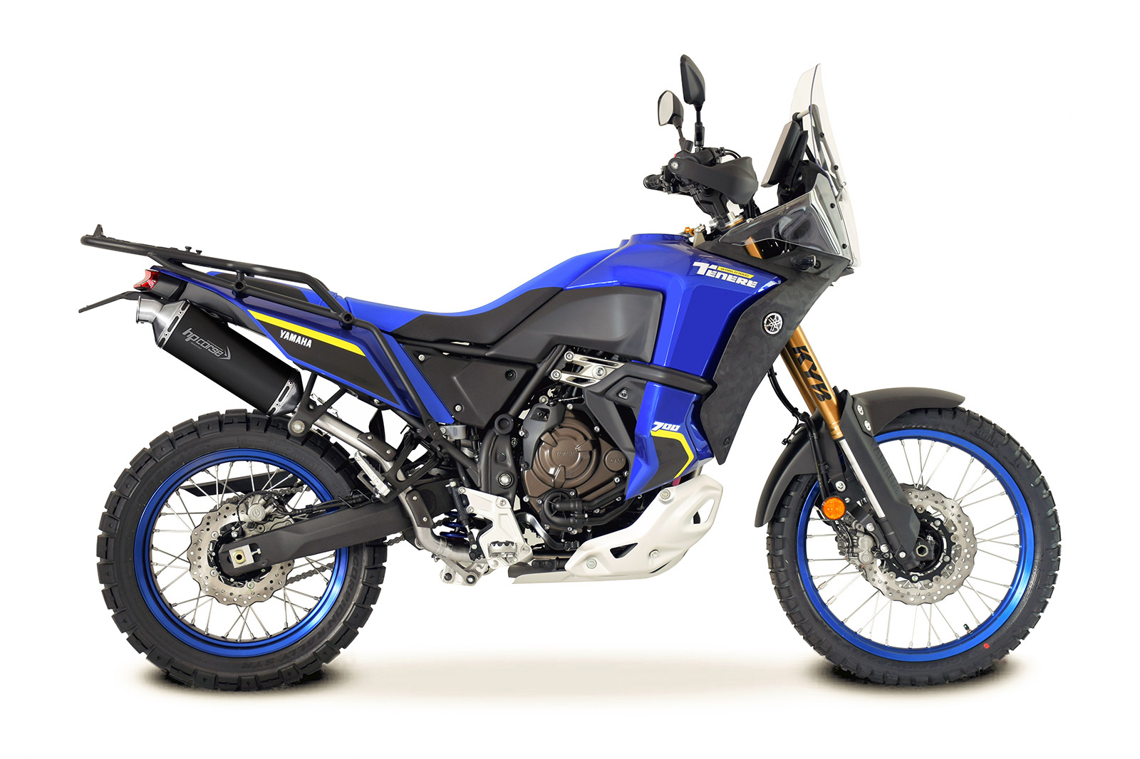 HP Corse Schalldämpfer SP-1 Titan Short HOCH schwarz AS Yamaha Tenere 700