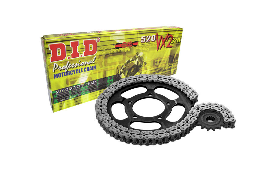DID 520VX3 X-ring chain kit Yamaha TT-600RE and TT-600E