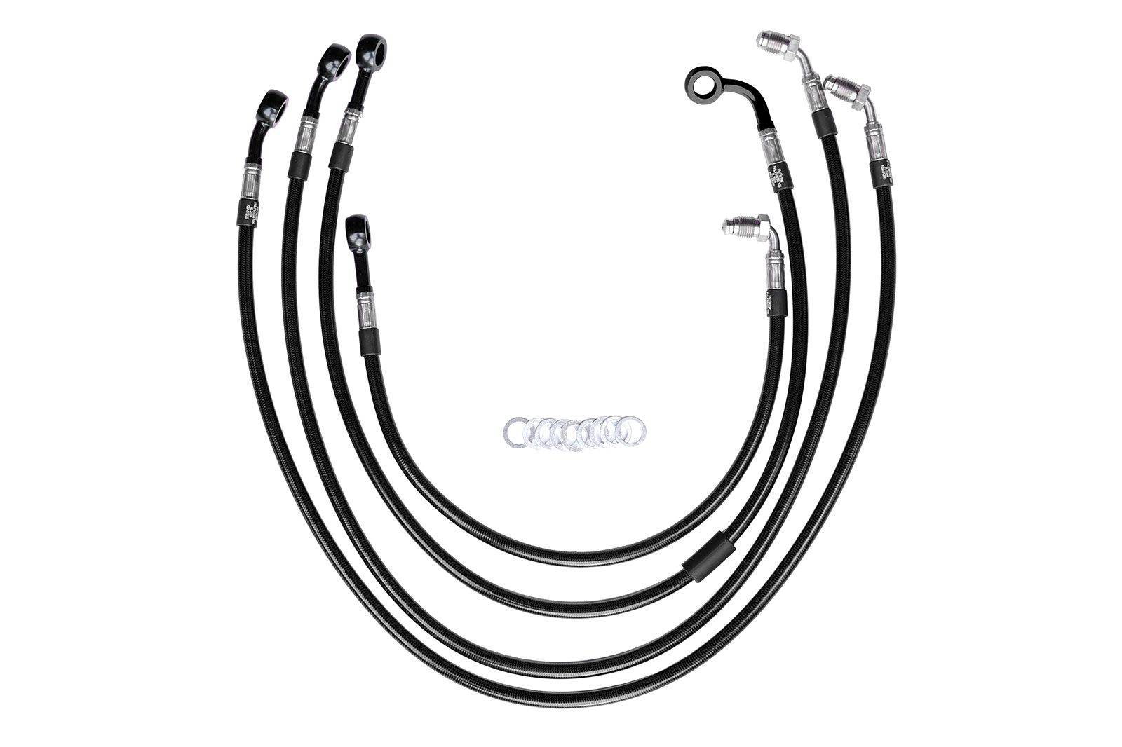 Stahlflex Bremsleitung, vorne, für hohen Kotflügel Yamaha Tenere 700