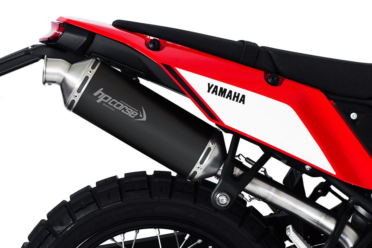 HP Corse Schalldämpfer SP-1 Titan Short HOCH schwarz Yamaha Tenere 700