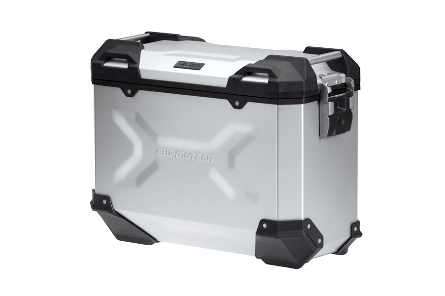 SW-Motech TRAX ADVENTURE panniers, 37 litre | silver | left