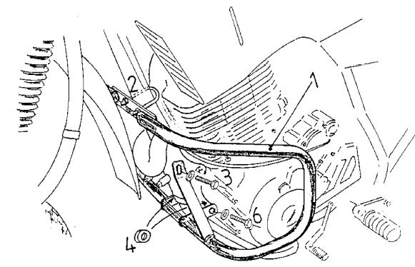 Hepco-Becker Crash bars Yamaha XT-600E 1990-1994