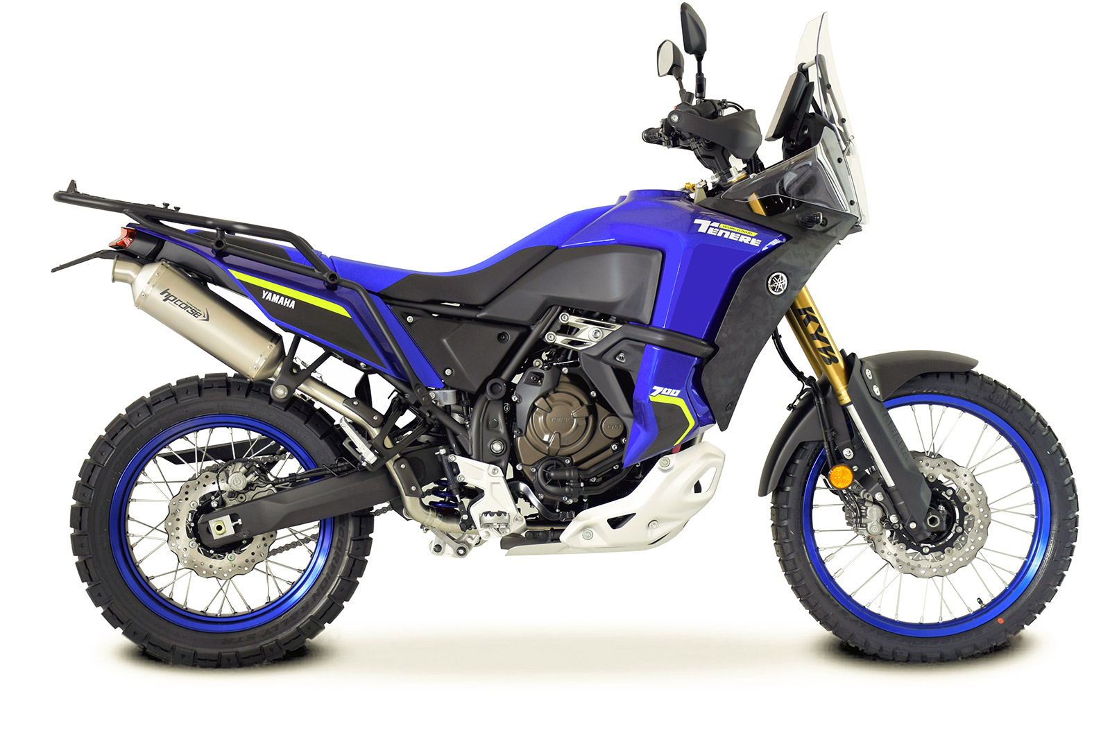 HP Corse Schalldämpfer SP-1 Titan Short HOCH silber AS Yamaha Tenere 700