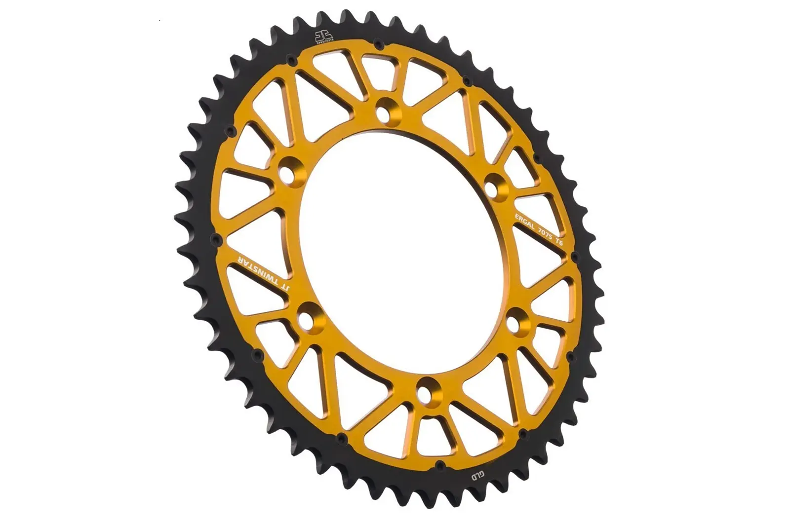 Rear sprocket Twinstar Yamaha Tenere 700, 520 pitch, gold