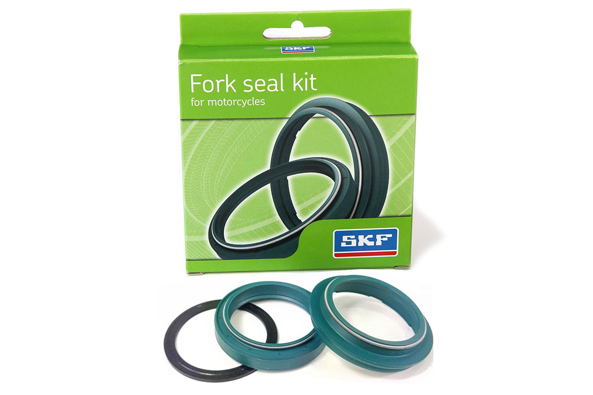 Staubkappen und Simmerring Satz, SKF, Yamaha Tenere 700, grün