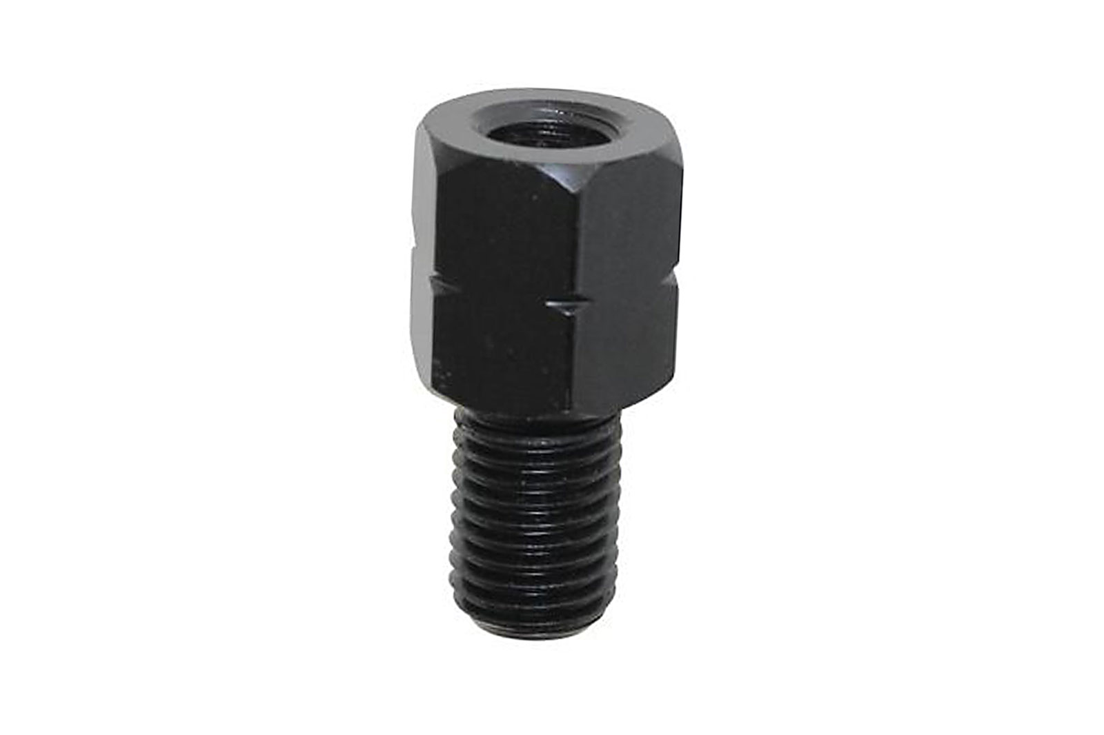 Mirror adapter inside M10x1.25 right-hand thread to bolt M10x1.25 right-hand thread