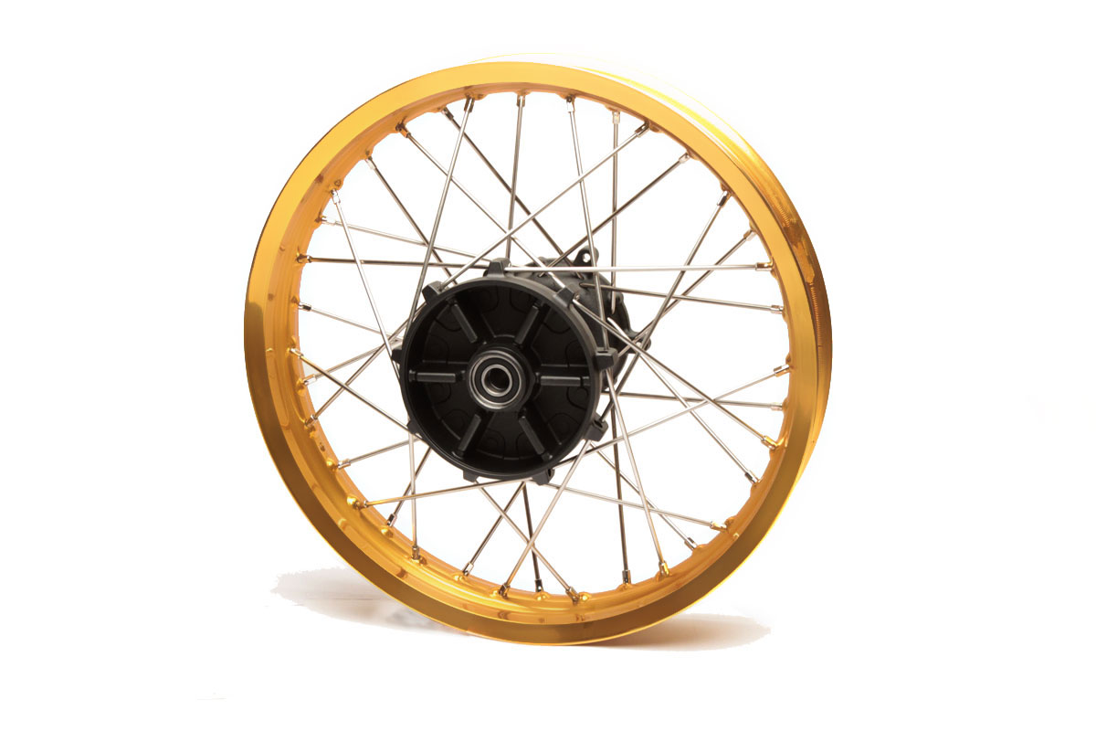 D.I.D rear wheel with cast aluminium hub Yamaha Tenere 700, gold