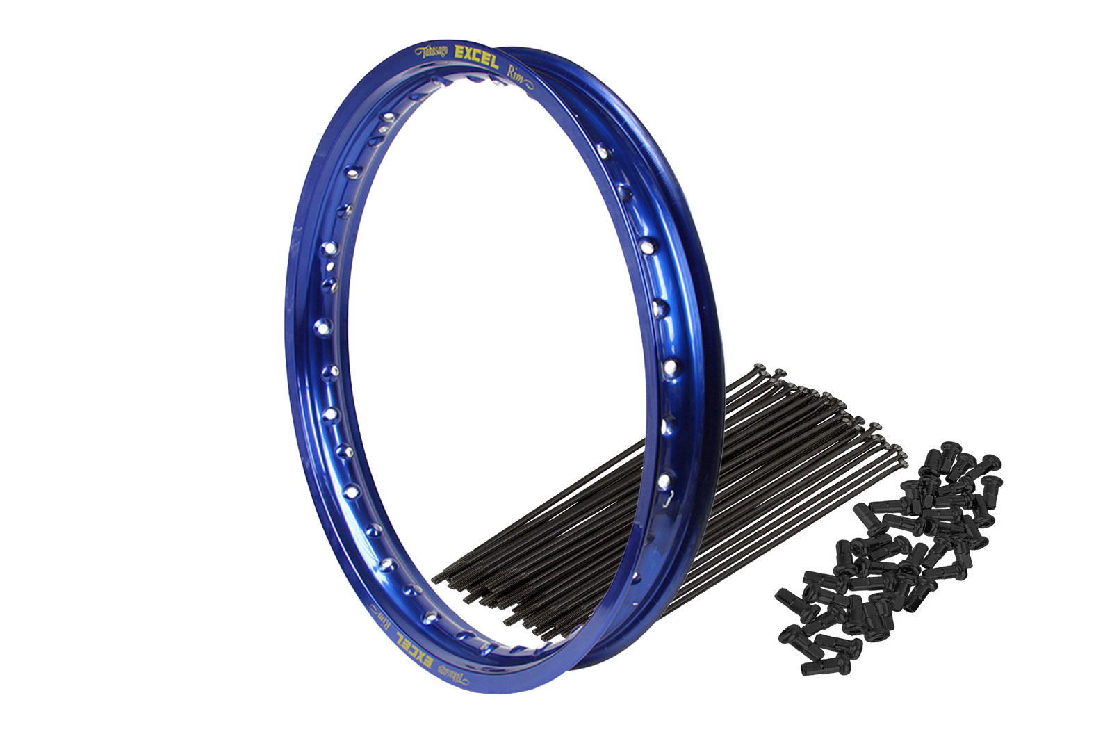 Excel 21 Front Rim Excel rim 2.15x21 incl. stainless steel spokes Yamaha Tenere 700 | blue ...