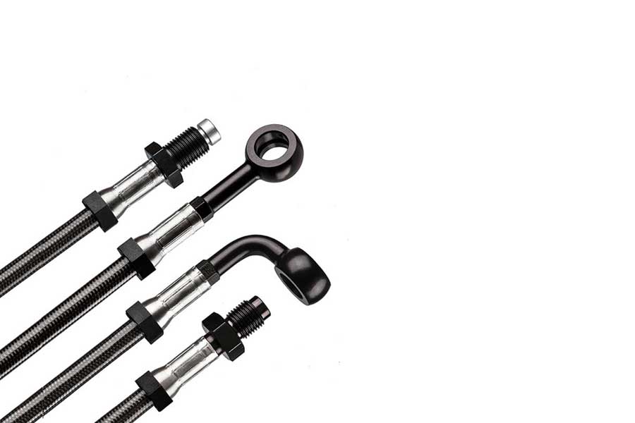 Rot Ro Stahlflex Bremssleitung, vorne, Yamaha XT-1200Z/ZE Super Tenere ...