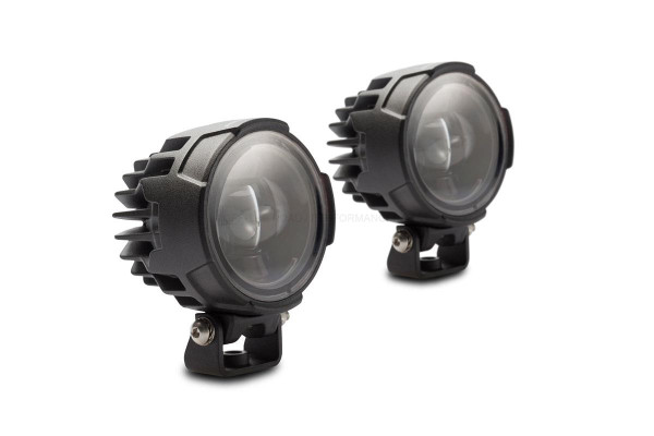 SW-Motech LED EVO Universal Zusatz Scheinwerfer mit Kabelbaum/Schalter, Fernscheinwerfer