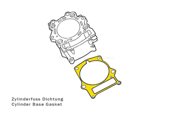 Zylinderfussdichtung Yamaha XT-660R-X-Z ab 2004