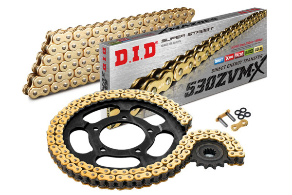 DID 530 Heavy Duty ZVM-X2 Kettenkit Yamaha Tenere 700