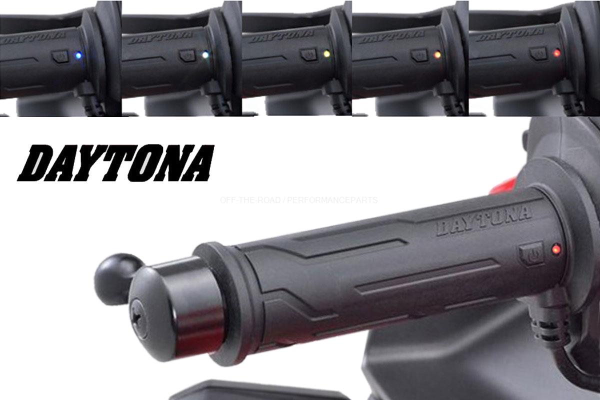 Daytona Heated grips VI with invisible switch and Battery Protection