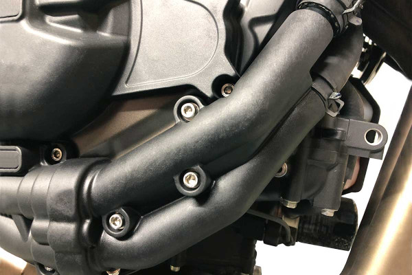 GB Racing Kühlwasserrohr Abdeckung, Kunststoff, Yamaha Tenere 700 2019 - 2024