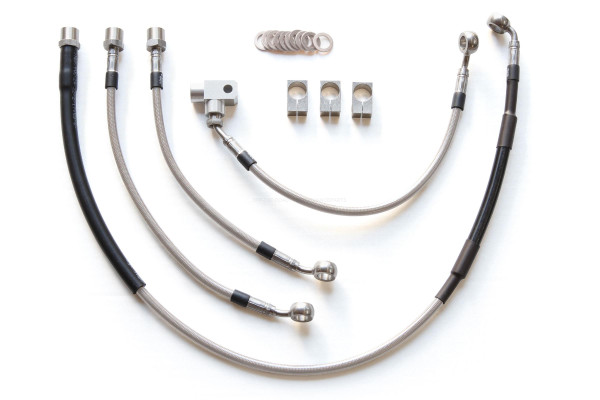 Stahlflex Bremssleitung Yamaha Tenere 700, 4-teilig, hinten