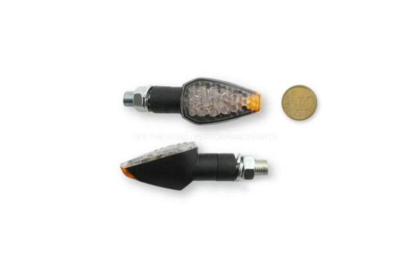 LED Mini Blinker, Stealth, kurz, Paar, E-geprüft
