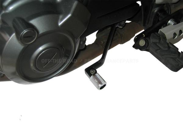 Schalthebel Yamaha XT- 660R/X, klappbar, schwarz-silber
