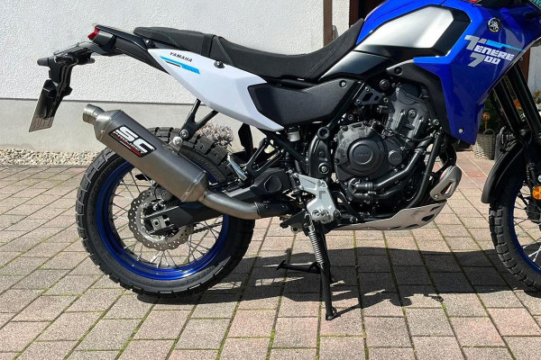 SC-Project Titan Rally Raid Schalldämpfer Yamaha Tenere 700 Euro5 2021-, tiefe Position