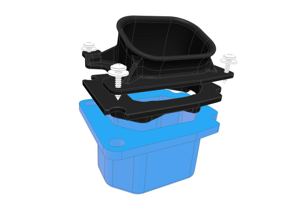 OTR Schaumstoff Luftfilter + Ansaugtrichter Kit Yamaha Tenere 700